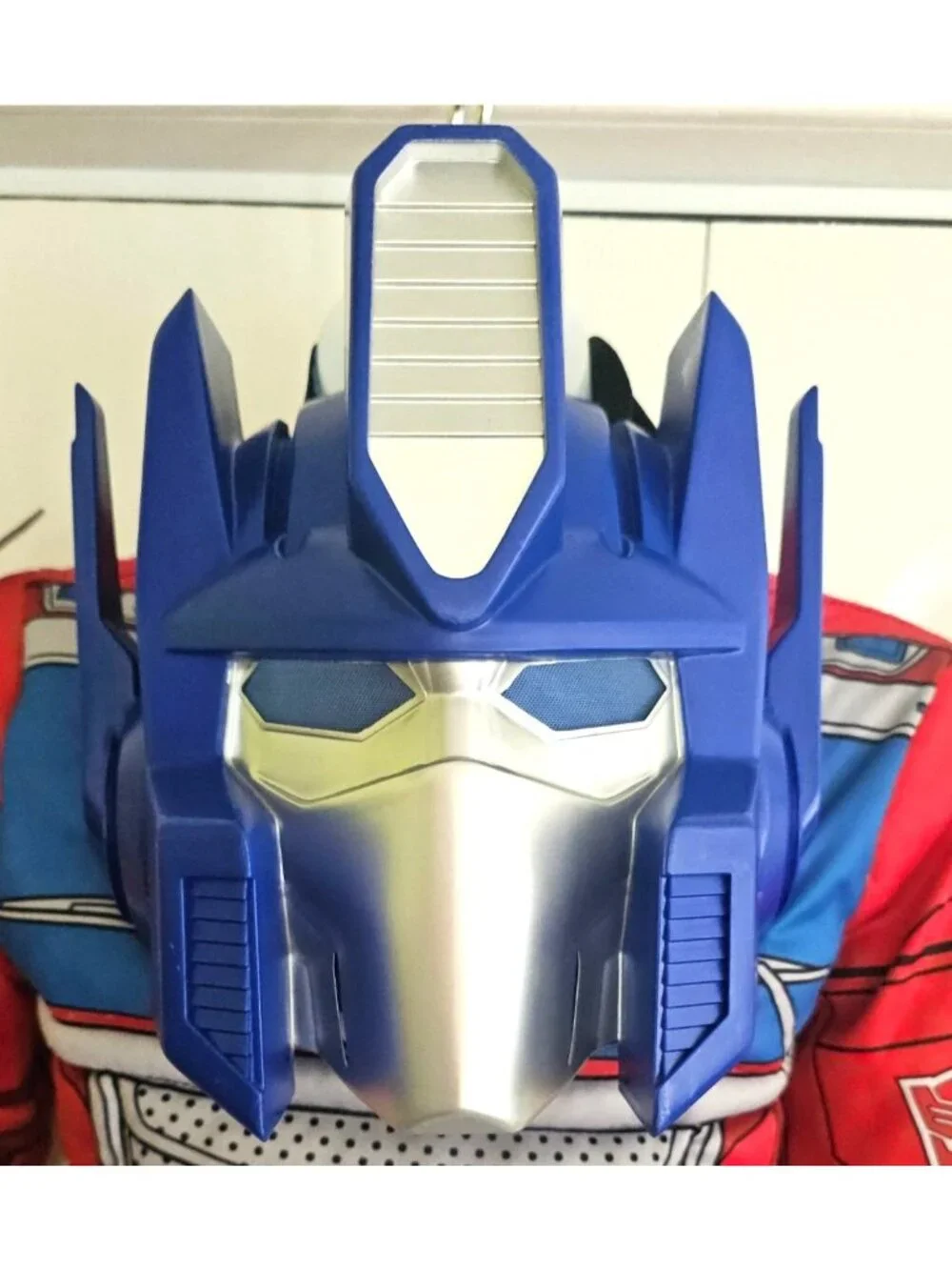 Transformers Optimus Prime Muscle Jumpsuit Costume Mask Boys 10-12 Disguise